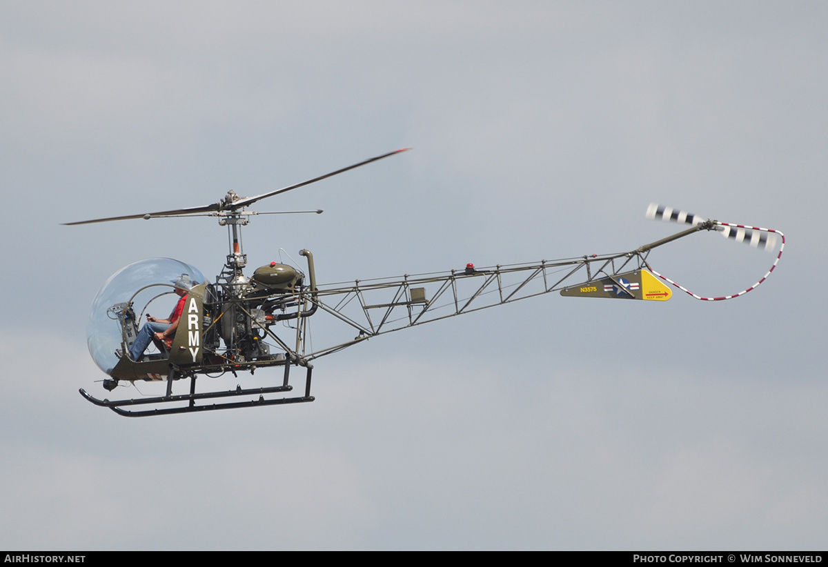 Aircraft Photo of N3575 | Bell 47D-1 | USA - Army | AirHistory.net #682691