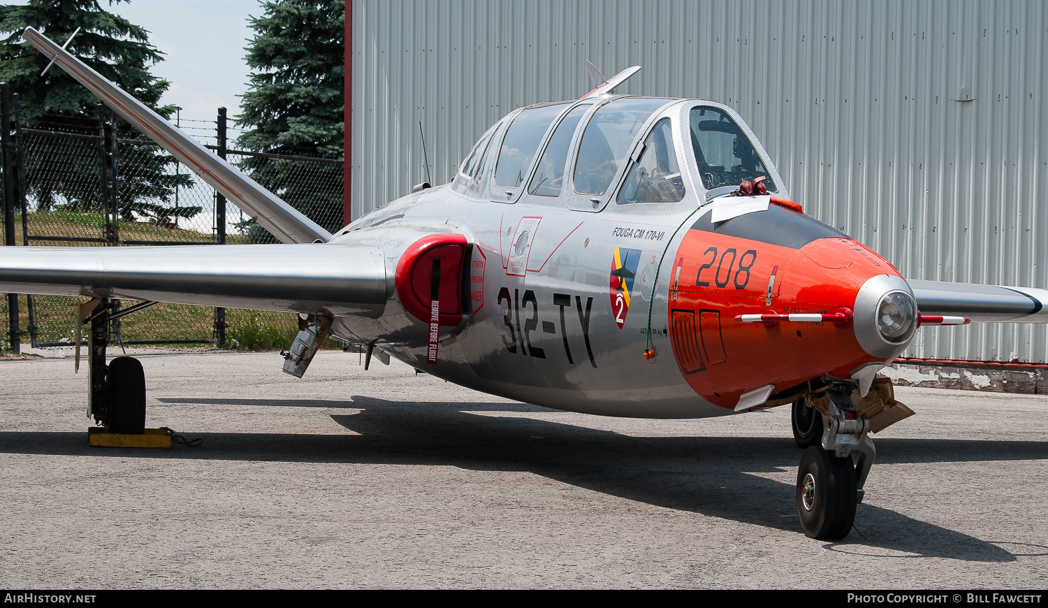 Aircraft Photo of C-FOUG / 208 | Fouga CM-170M Magister | France - Air Force | AirHistory.net #682732