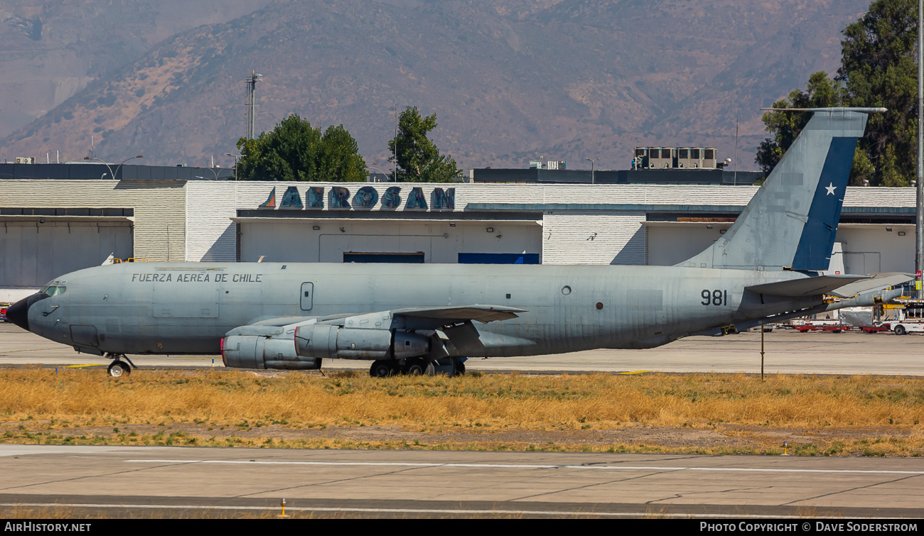 Aircraft Photo of 981 | Boeing KC-135E Stratotanker | Chile - Air Force | AirHistory.net #682762
