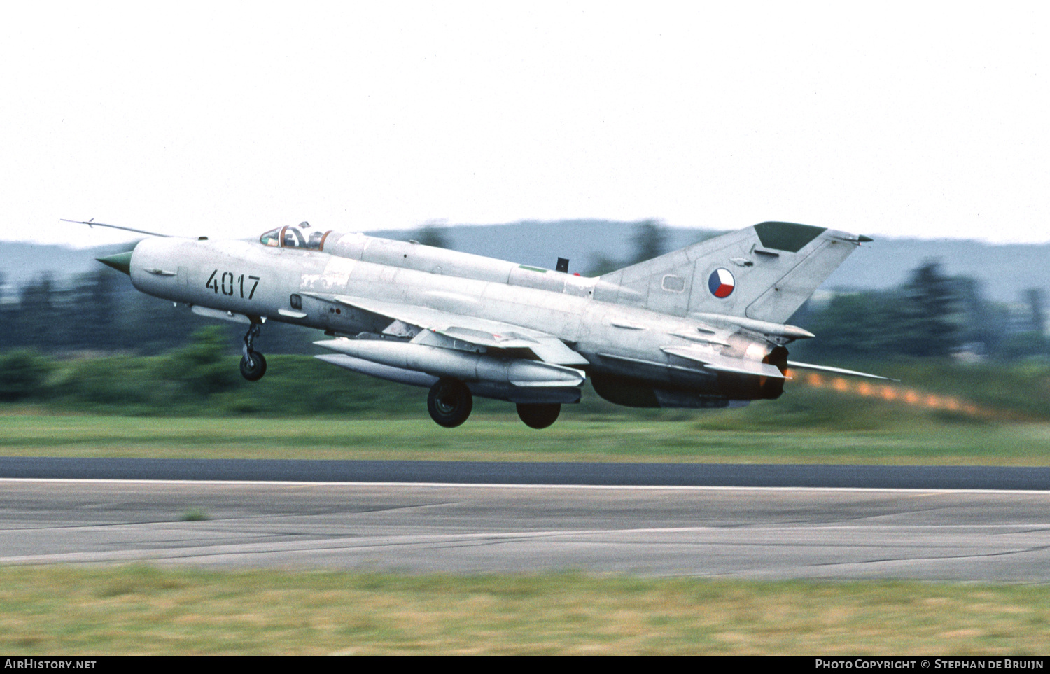 Aircraft Photo of 4017 | Mikoyan-Gurevich MiG-21MFN | Czechia - Air Force | AirHistory.net #682788