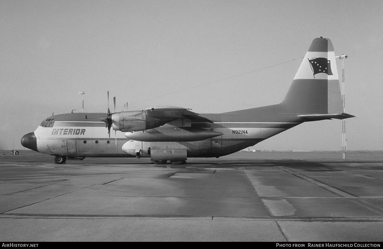 Aircraft Photo of N921NA | Lockheed L-100 Hercules (382B) | Interior Airways | AirHistory.net #682802