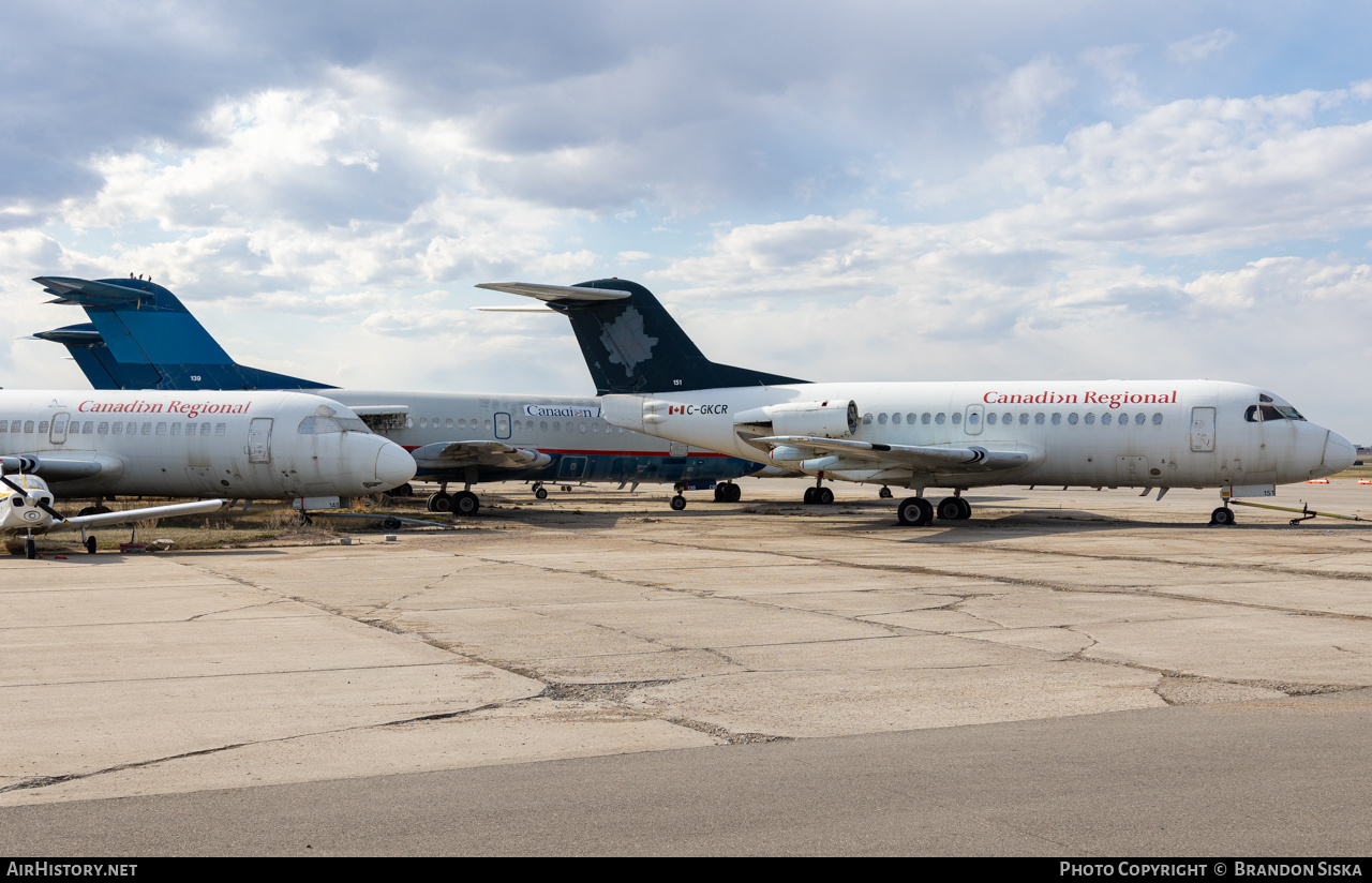 Aircraft Photo of C-GKCR | Fokker F28-1000 Fellowship | Canadian Regional Airlines | AirHistory.net #682900
