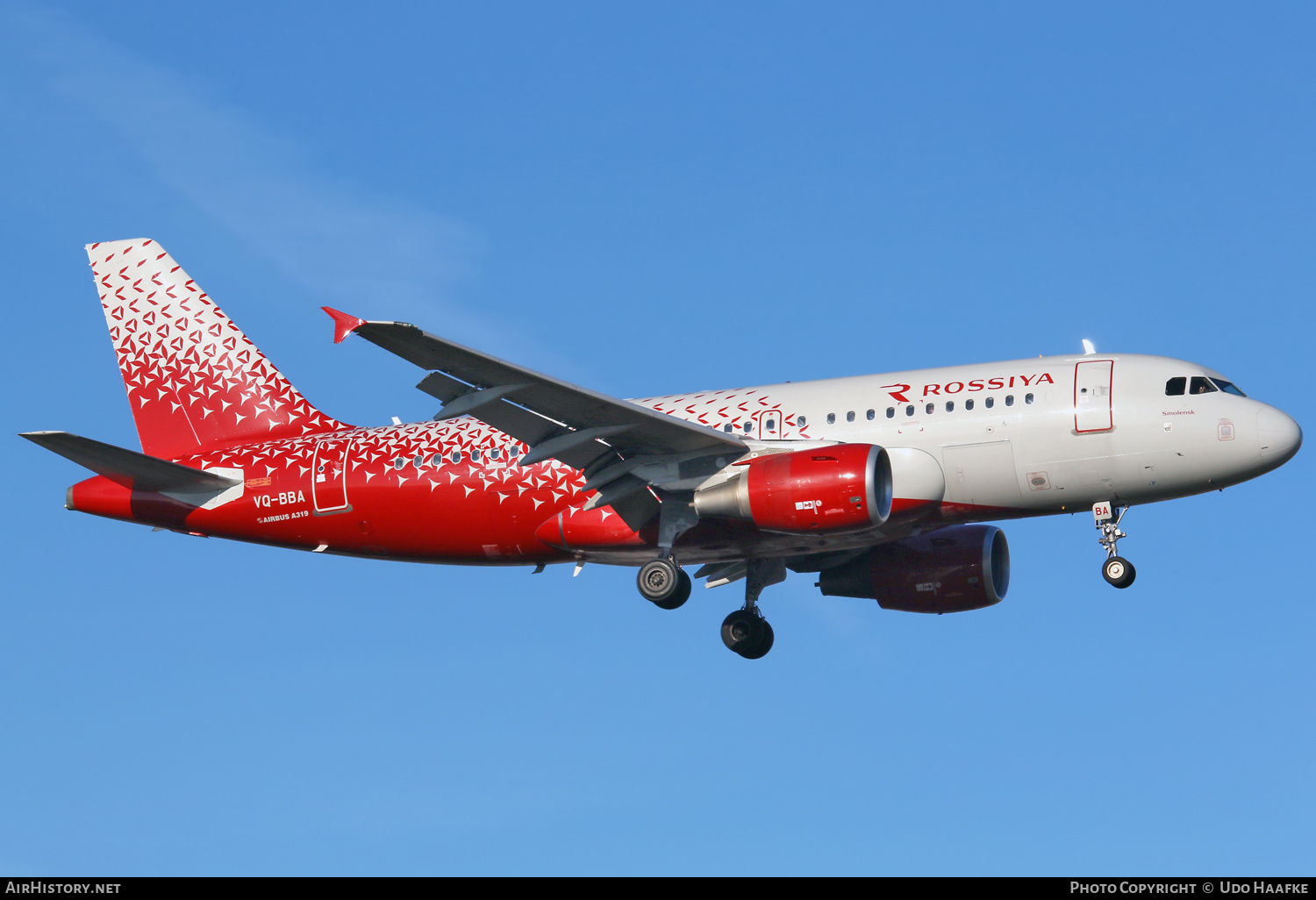 Aircraft Photo of VQ-BBA | Airbus A319-111 | Rossiya - Russian Airlines | AirHistory.net #682935