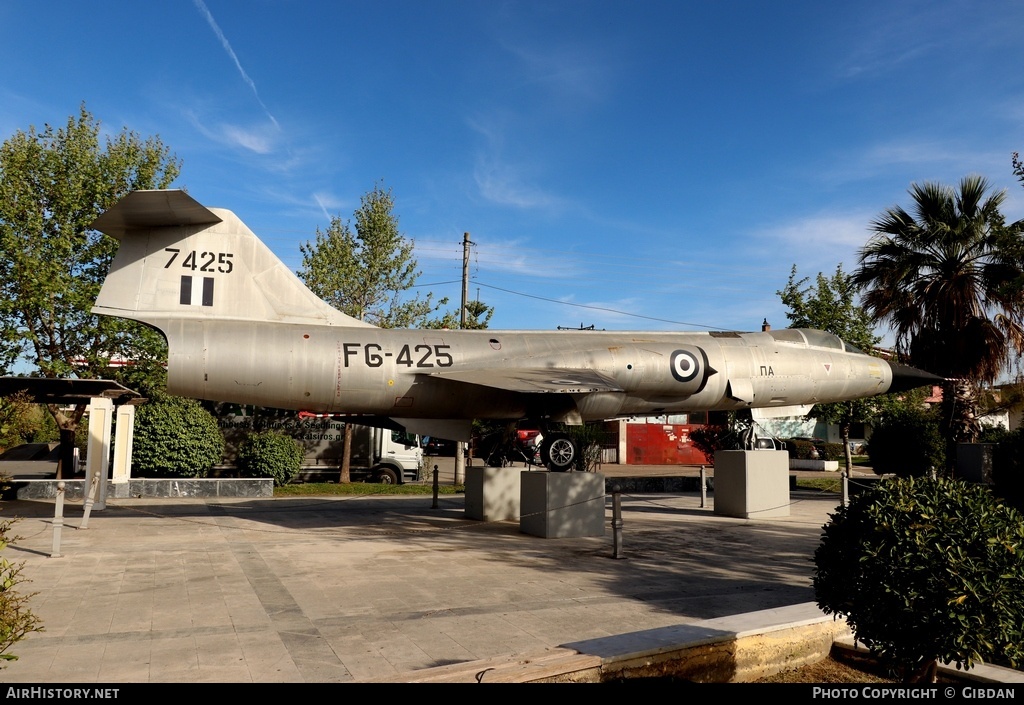 Aircraft Photo of 7425 | Lockheed F-104G Starfighter | Greece - Air Force | AirHistory.net #682962