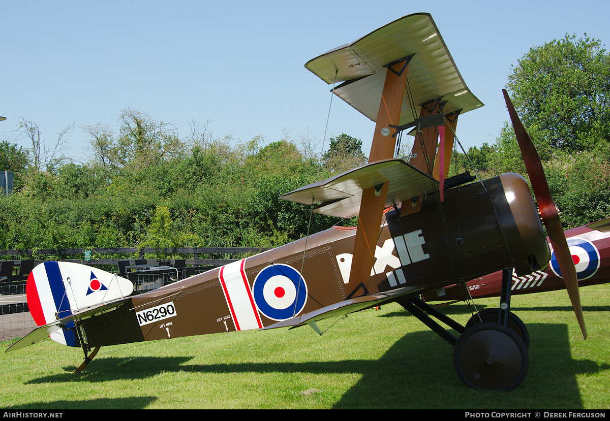 Aircraft Photo of G-BOCK / N6290 | Sopwith Triplane (replica) | UK - Air Force | AirHistory.net #683040