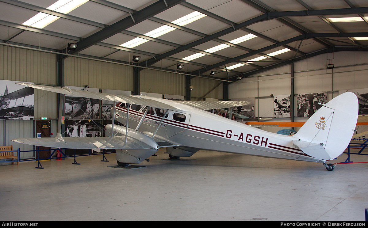 Aircraft Photo of G-AGSH | De Havilland D.H. 89A Dragon Rapide | BEA - British European Airways | AirHistory.net #683061