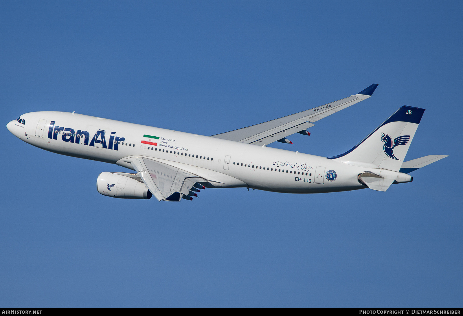 Aircraft Photo of EP-IJB | Airbus A330-243 | Iran Air | AirHistory.net #683063