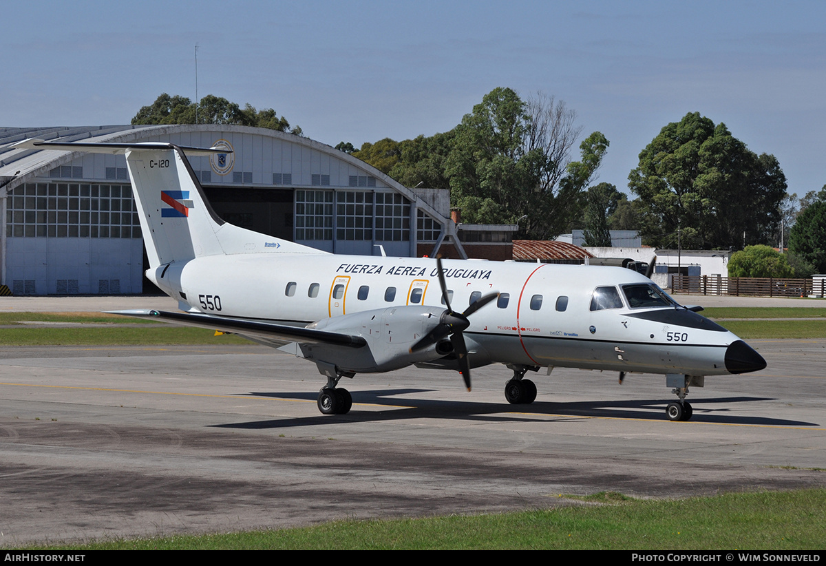Aircraft Photo of 550 | Embraer C-120 Brasilia | Uruguay - Air Force | AirHistory.net #683068