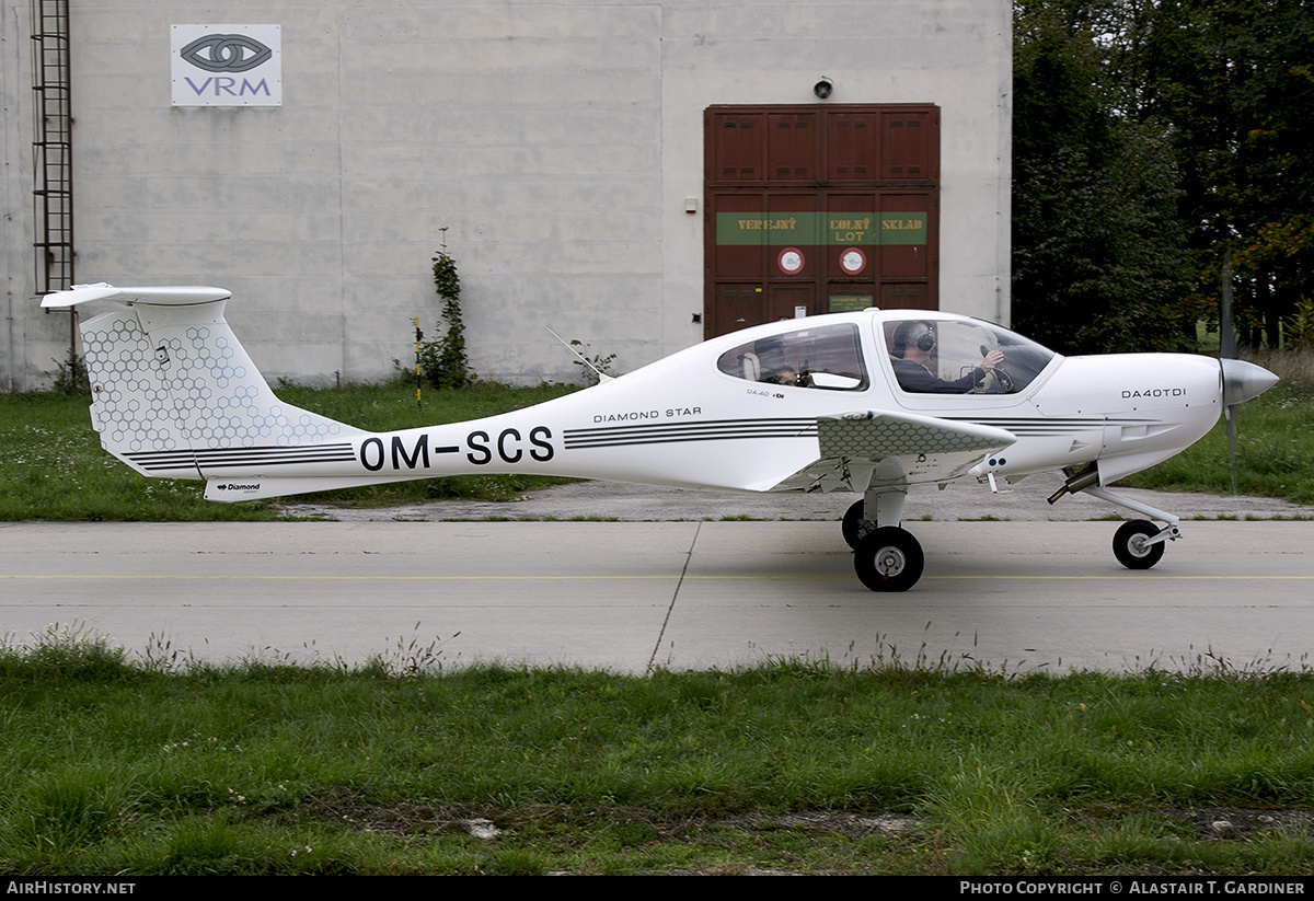 Aircraft Photo of OM-SCS | Diamond DA40D Diamond Star TDI | AirHistory.net #683094
