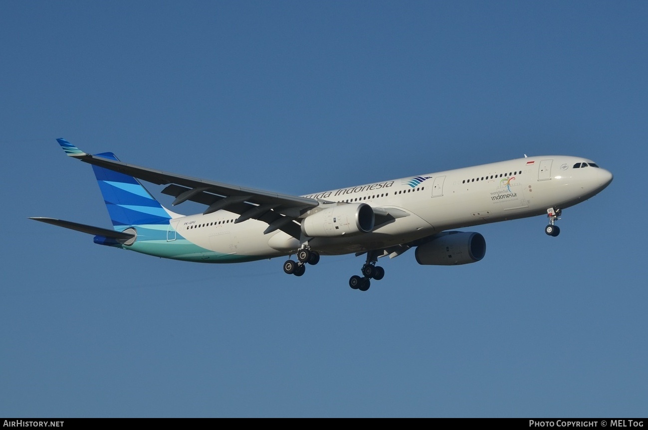 Aircraft Photo of PK-GPU | Airbus A330-343 | Garuda Indonesia | AirHistory.net #683099