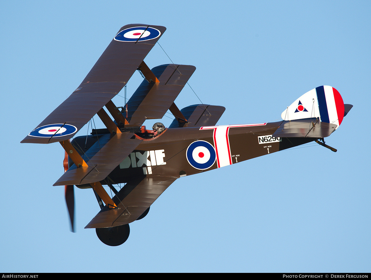 Aircraft Photo of G-BOCK / N6290 | Sopwith Triplane (replica) | UK - Air Force | AirHistory.net #683136