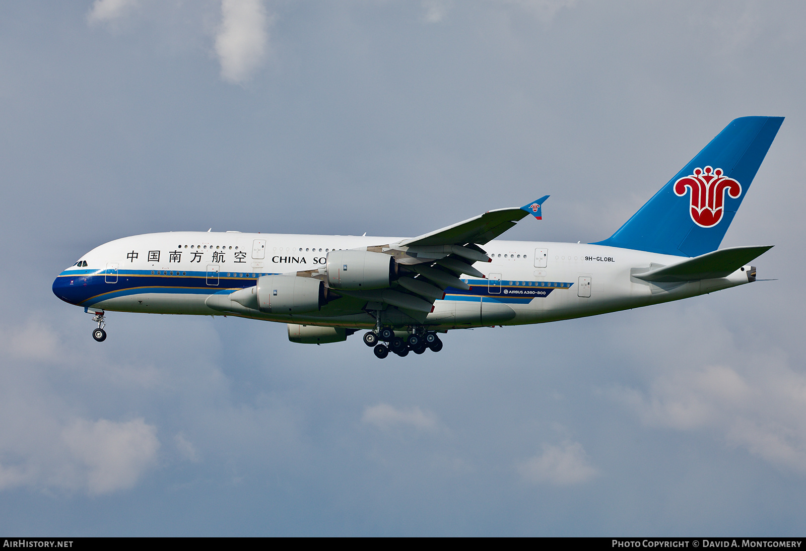 Aircraft Photo of 9H-GLOBL / B-6140 | Airbus A380-841 | China Southern Airlines | AirHistory.net #683194