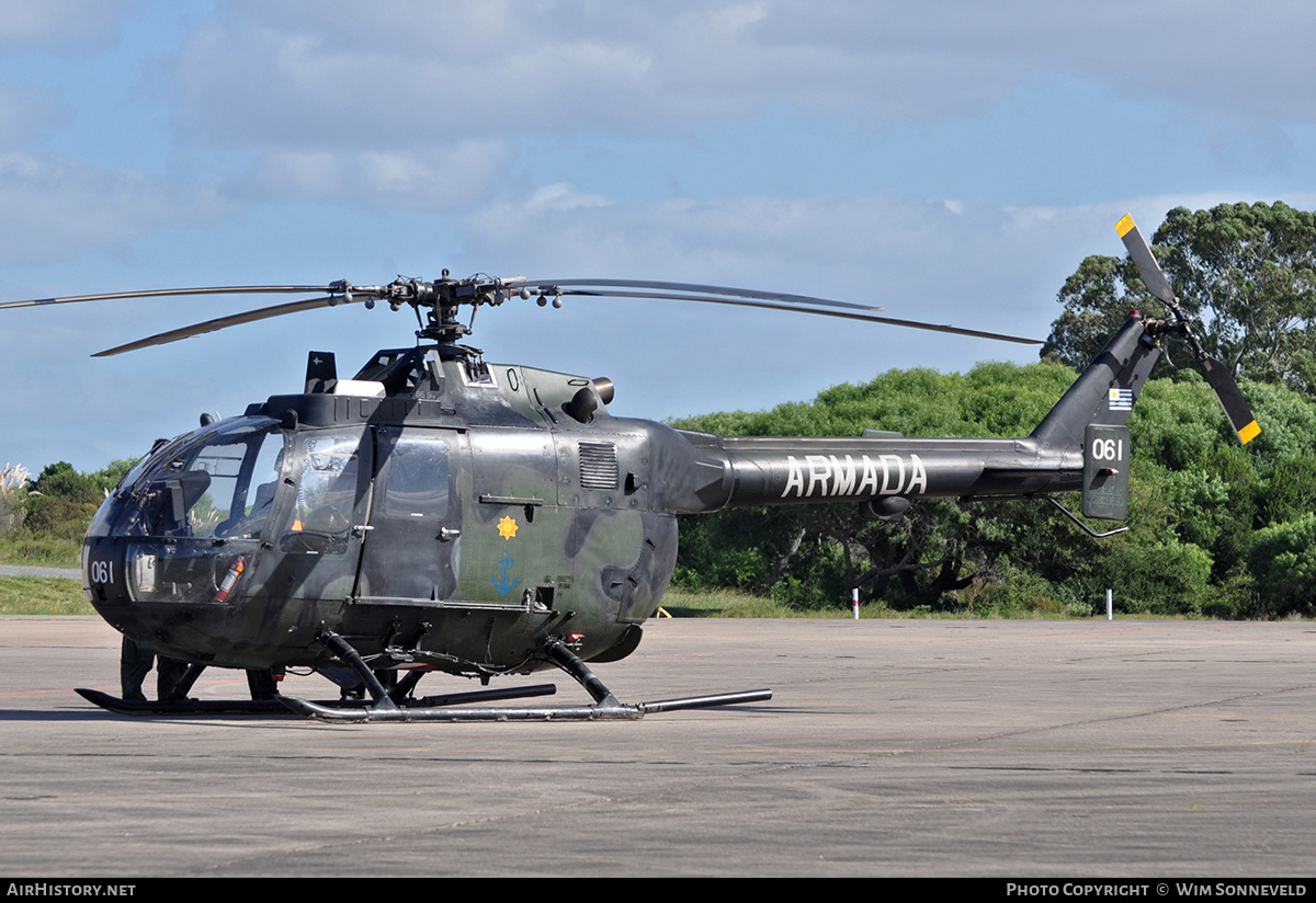 Aircraft Photo of 061 | MBB BO-105P1 | Uruguay - Navy | AirHistory.net #683198