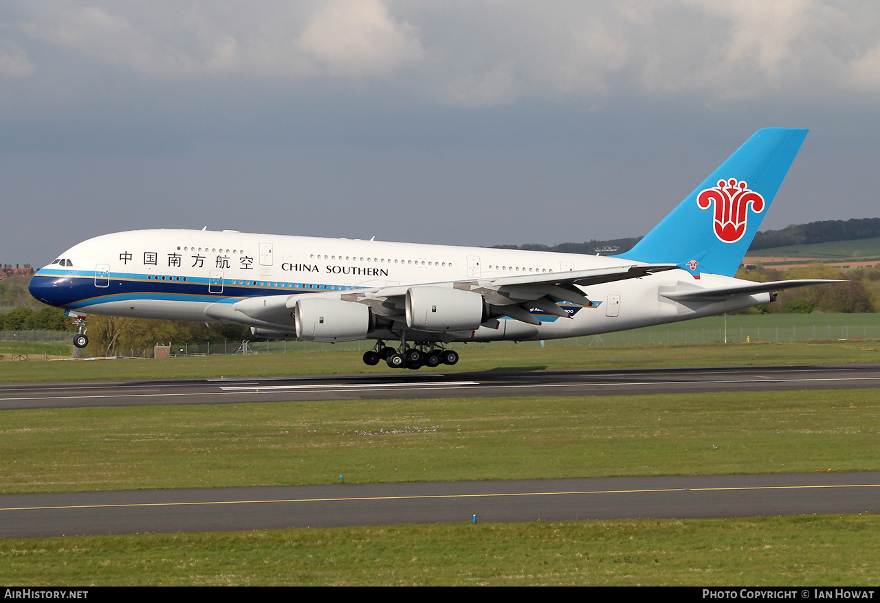 Aircraft Photo of 9H-GLOBL | Airbus A380-841 | China Southern Airlines | AirHistory.net #683213