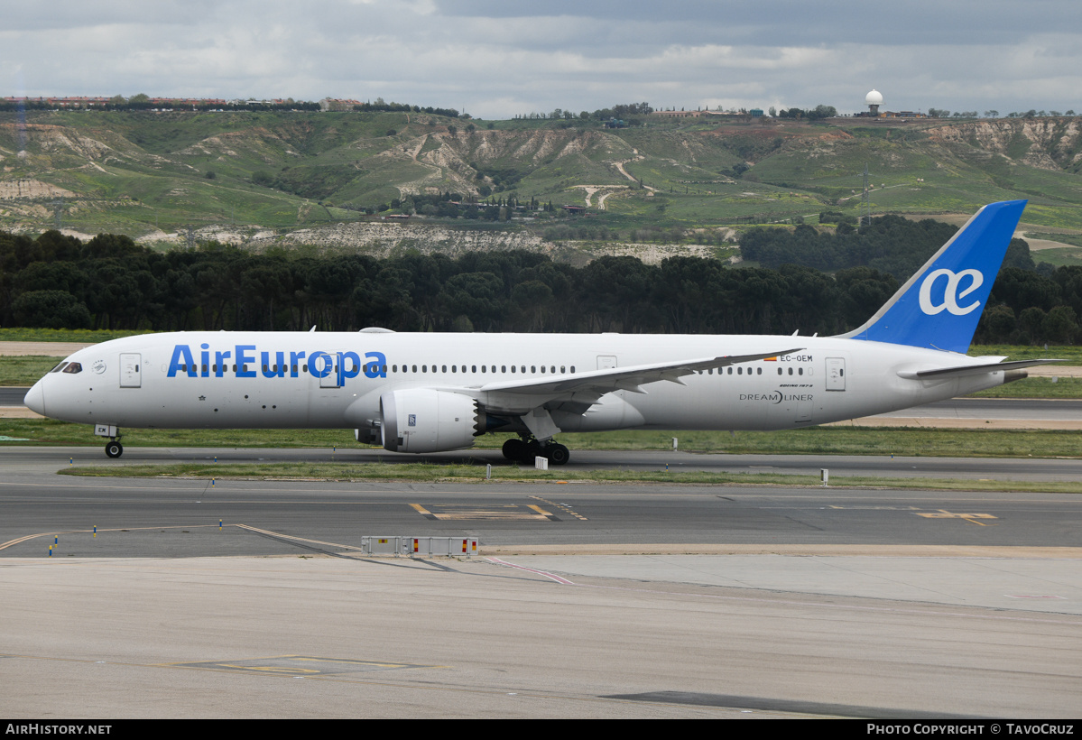 Aircraft Photo of EC-OEM | Boeing 787-9 Dreamliner | Air Europa | AirHistory.net #683229