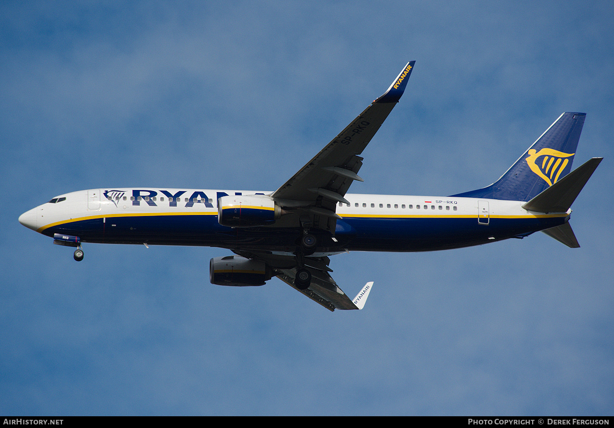 Aircraft Photo of SP-RKQ | Boeing 737-800 | Ryanair | AirHistory.net #683278