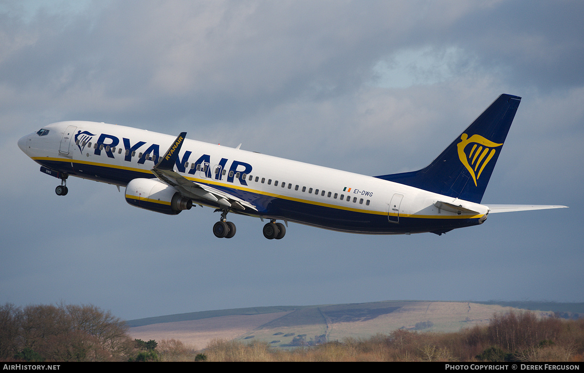 Aircraft Photo of EI-DWG | Boeing 737-8AS | Ryanair | AirHistory.net #683286
