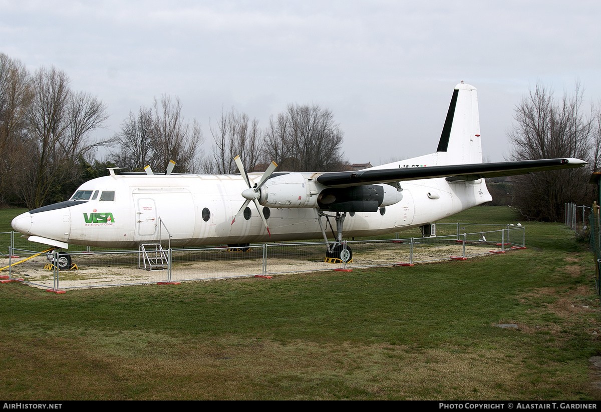 Aircraft Photo of I-MLGT | Fokker F27-500C Friendship | Visa International | AirHistory.net #683308
