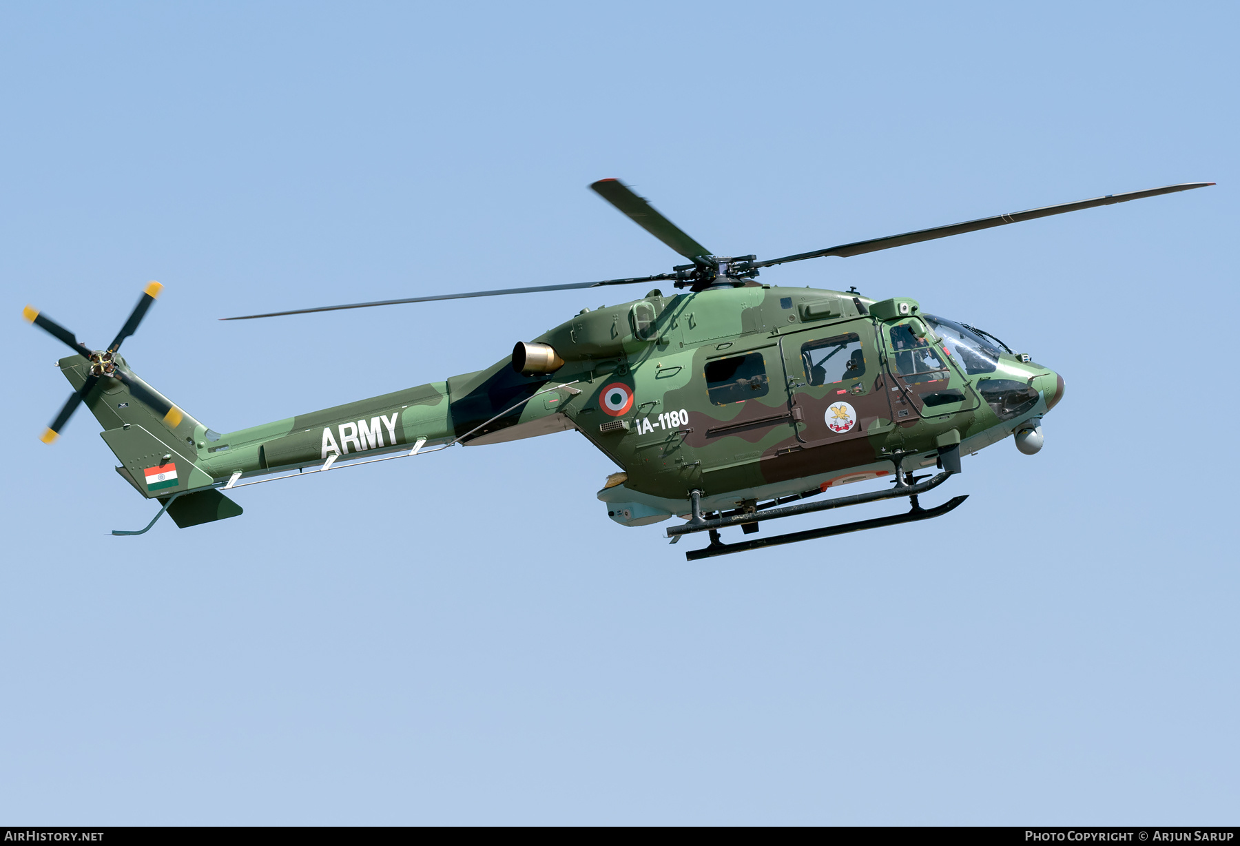 Aircraft Photo of IA1180 | Hindustan ALH Dhruv | India - Army | AirHistory.net #683323