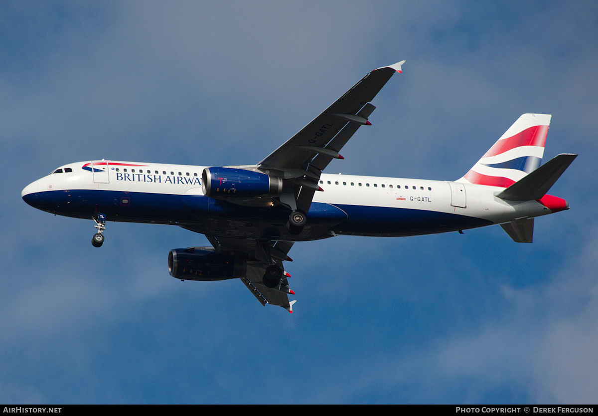 Aircraft Photo of G-GATL | Airbus A320-233 | British Airways | AirHistory.net #683352