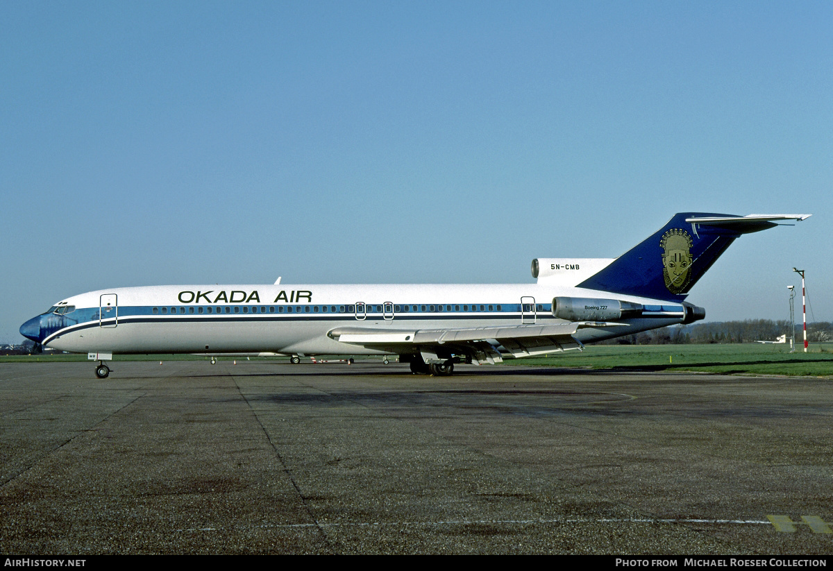 Aircraft Photo of 5N-CMB | Boeing 727-230/Adv | Okada Air | AirHistory.net #683353