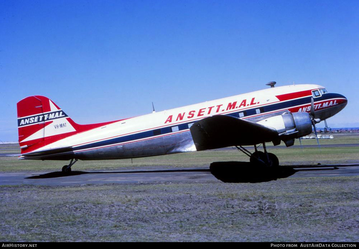 Aircraft Photo of VH-MAT | Douglas C-47A Skytrain | Ansett - MAL | AirHistory.net #683357