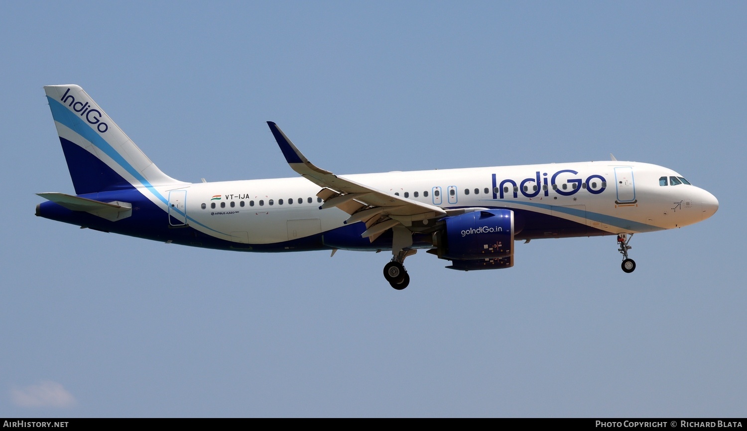 Aircraft Photo of VT-IJA | Airbus A320-271N | IndiGo | AirHistory.net #683358