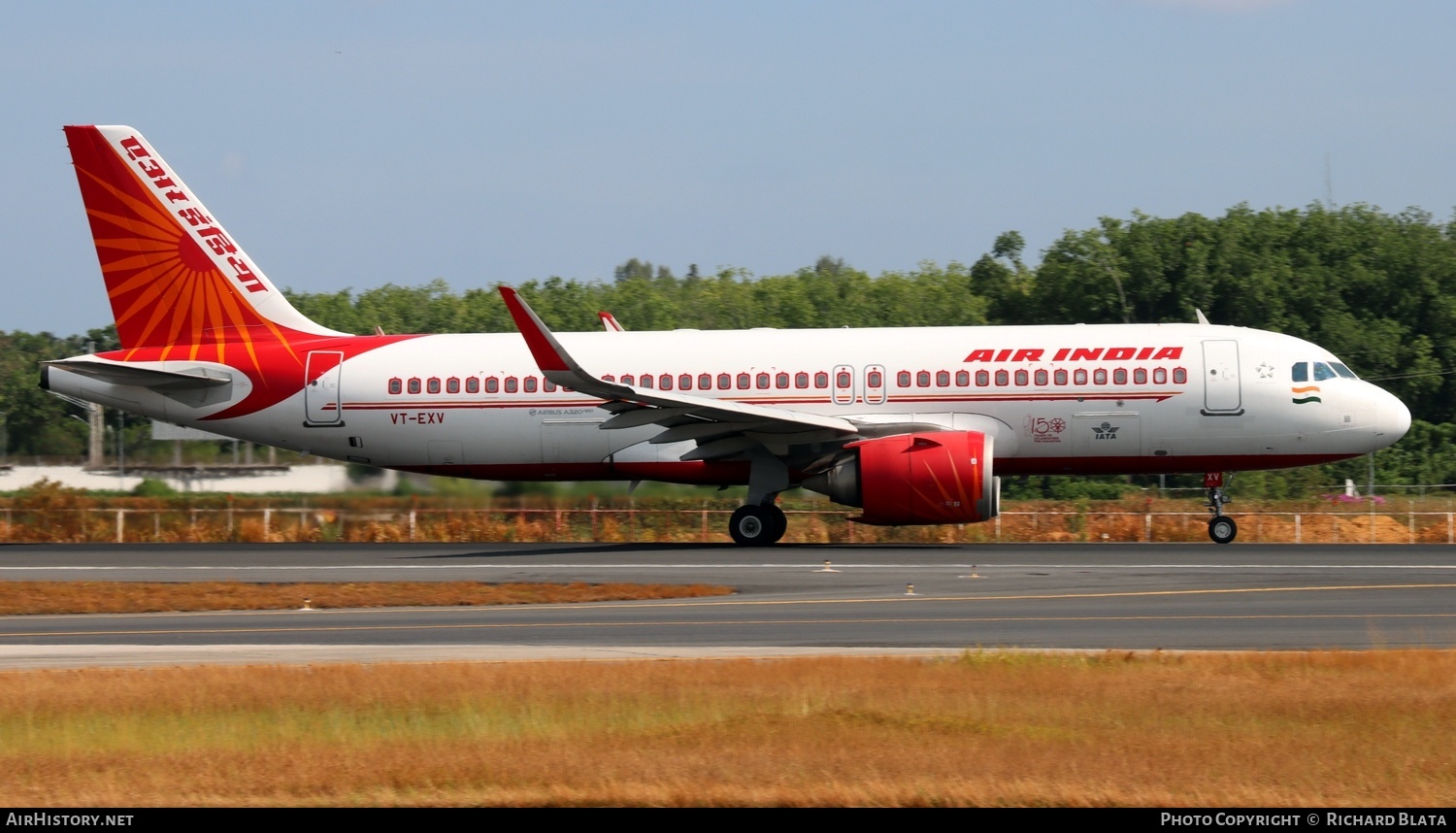 Aircraft Photo of VT-EXV | Airbus A320-251N | Air India | AirHistory.net #683372