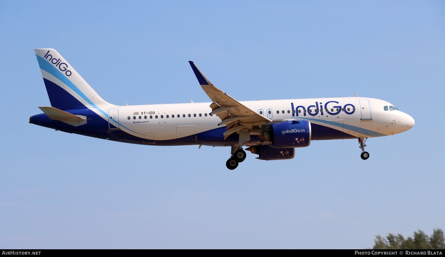 Aircraft Photo of VT-IZO | Airbus A320-271N | IndiGo | AirHistory.net #683373