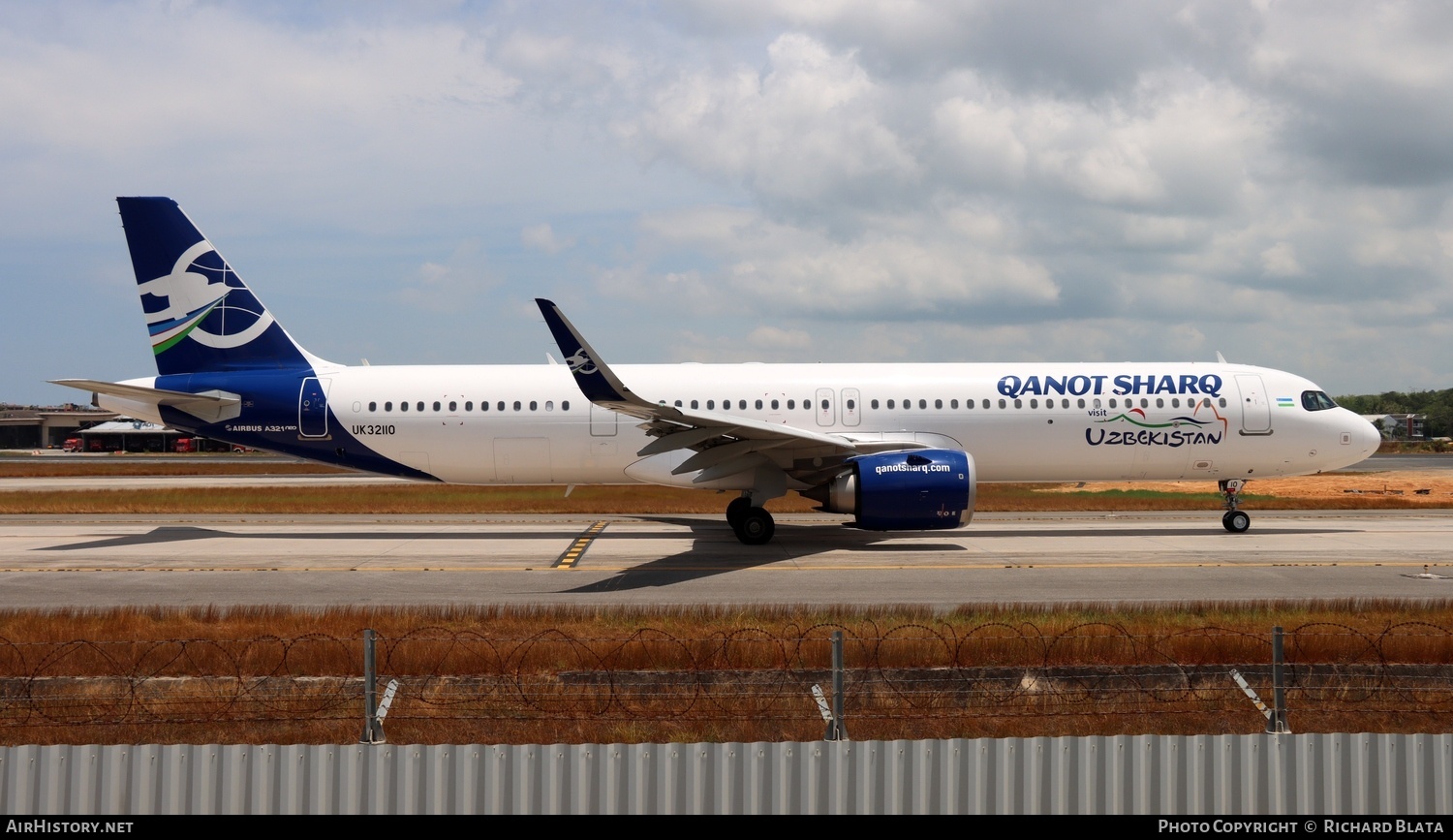 Aircraft Photo of UK32110 | Airbus A321-253NX | Qanot Sharq Airlines | AirHistory.net #683383