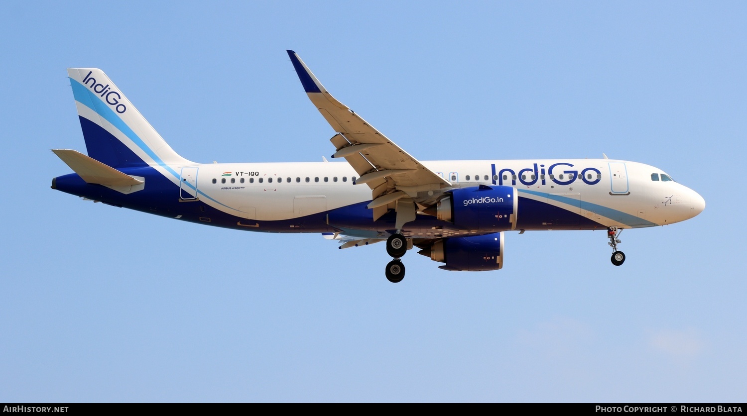 Aircraft Photo of VT-IQQ | Airbus A320-251N | IndiGo | AirHistory.net #683397