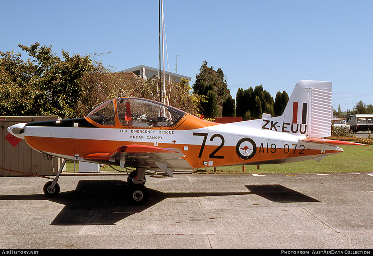 Aircraft Photo of ZK-EUU / A19-072 | New Zealand CT-4A Airtrainer | Australia - Air Force | AirHistory.net #683398