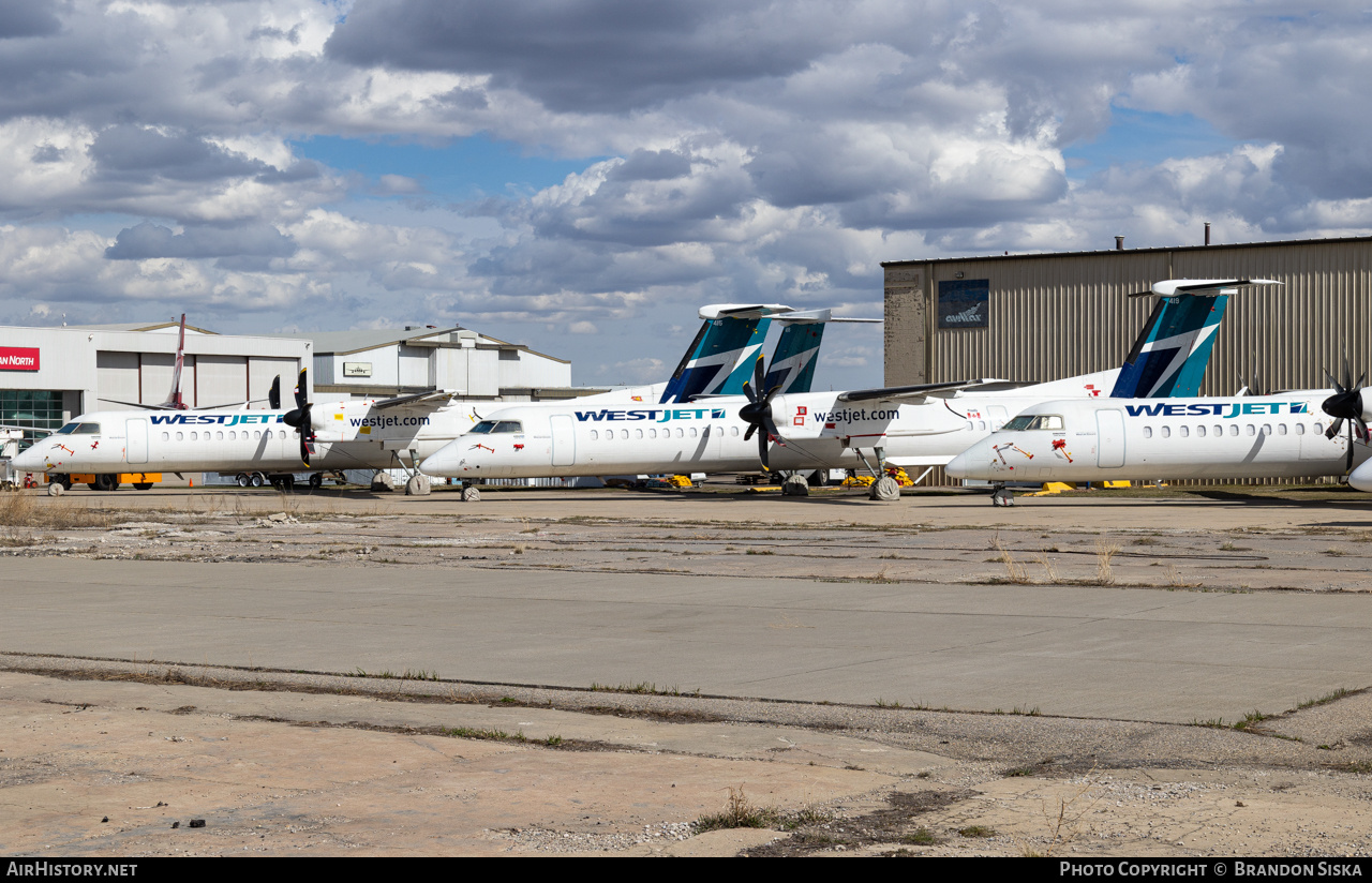 Aircraft Photo of C-GWEF | Bombardier DHC-8-402 Dash 8 | WestJet | AirHistory.net #683401