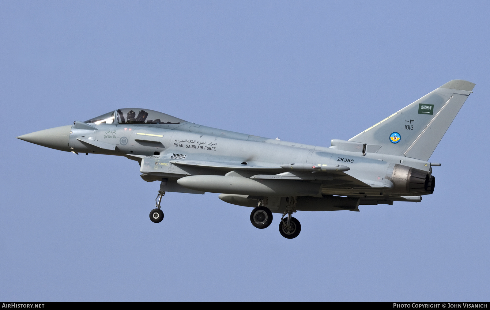 Aircraft Photo of 1013 / ZK386 | Eurofighter EF-2000 Typhoon | Saudi Arabia - Air Force | AirHistory.net #683423