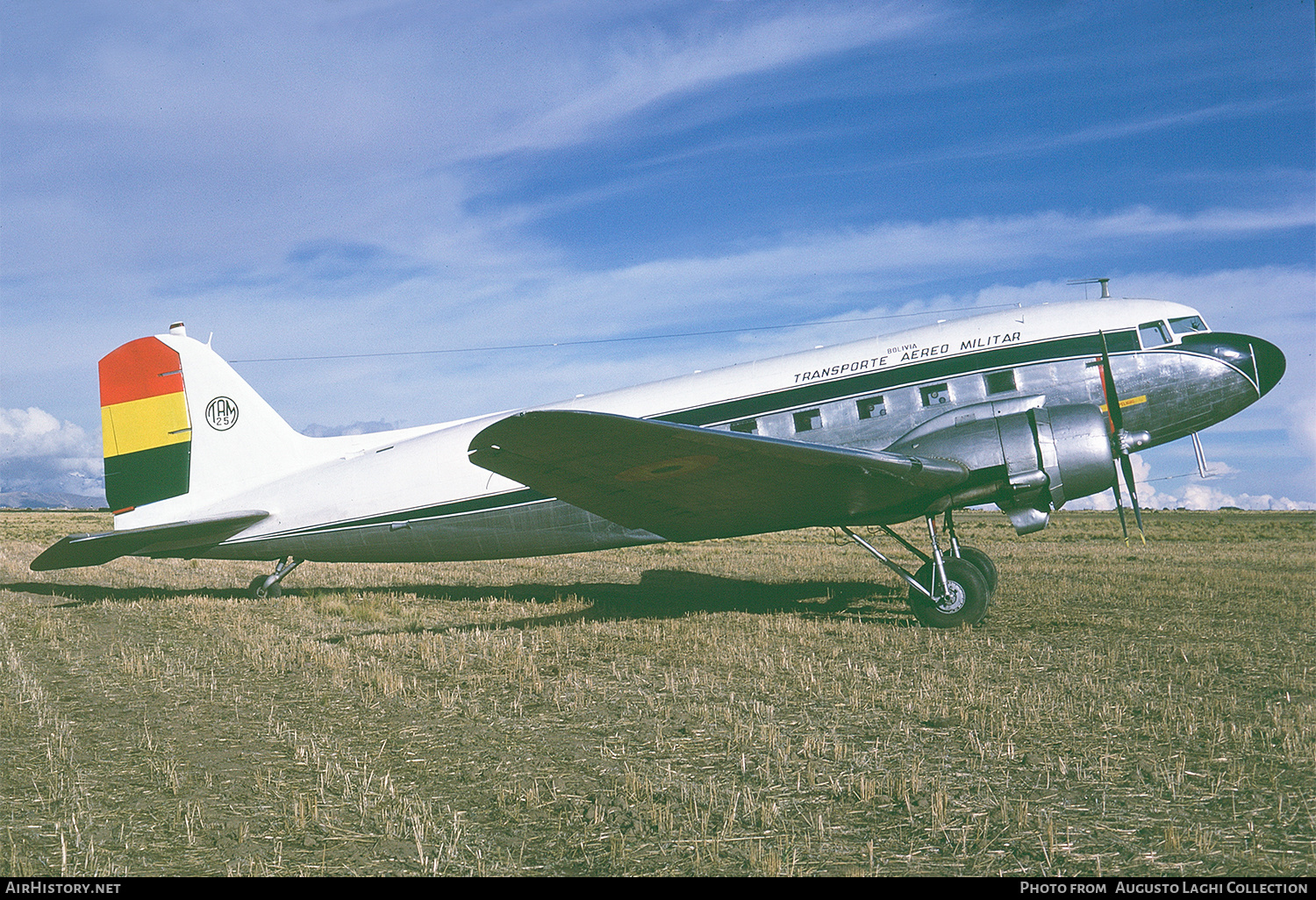Aircraft Photo of TAM-25 | Douglas VC-47B Dakota | Bolivia - Transporte Aéreo Militar | AirHistory.net #683437