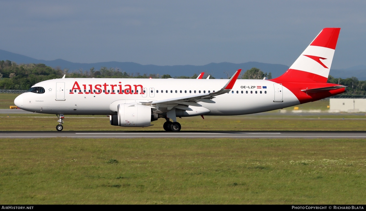 Aircraft Photo of OE-LZP | Airbus A320-271N | Austrian Airlines | AirHistory.net #683439