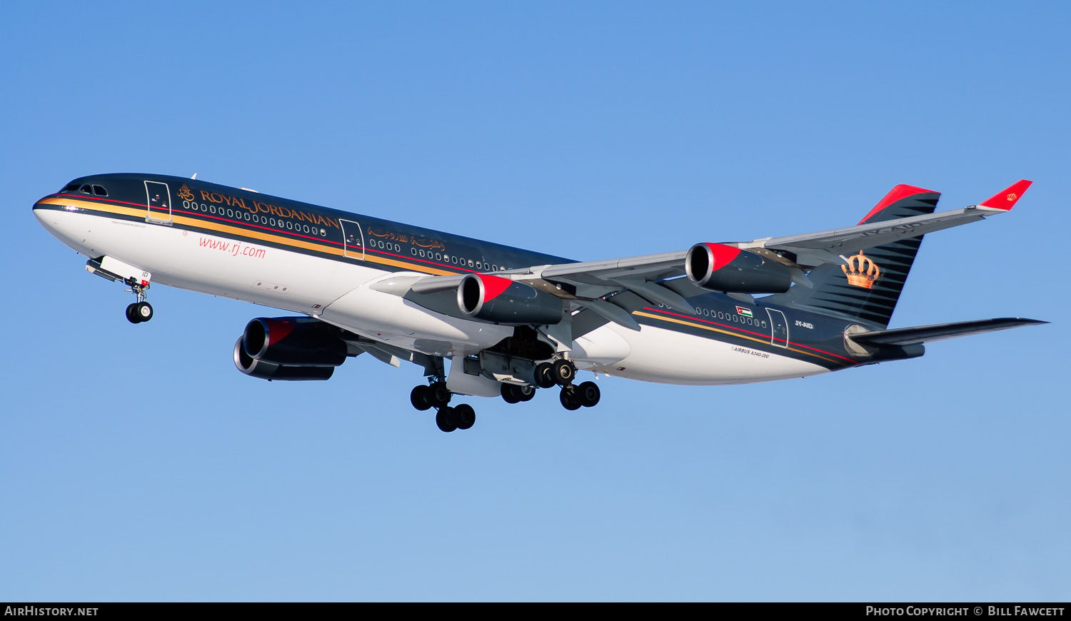 Aircraft Photo of JY-AID | Airbus A340-211 | Royal Jordanian Airlines | AirHistory.net #683480