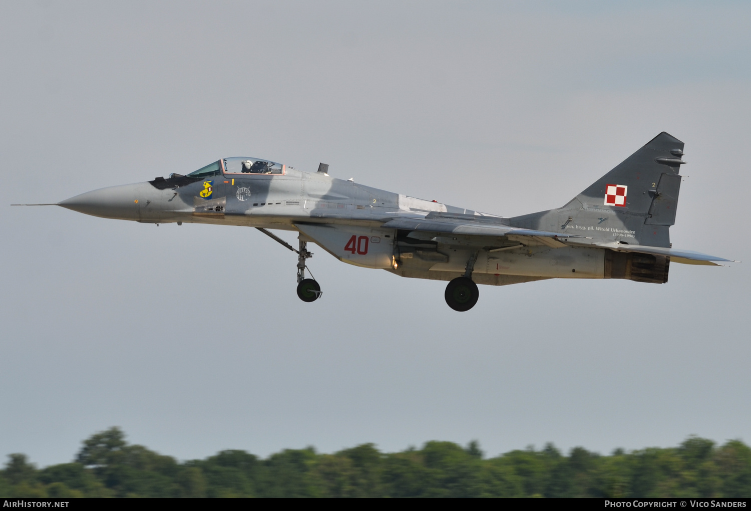 Aircraft Photo of 40 | Mikoyan-Gurevich MiG-29M | Poland - Air Force | AirHistory.net #683486