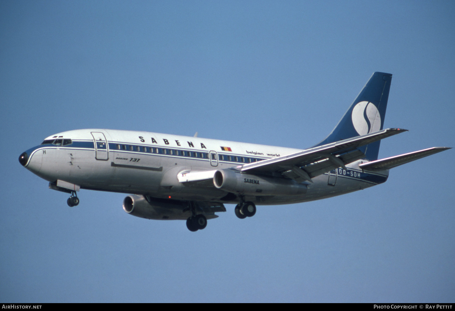 Aircraft Photo of OO-SDH | Boeing 737-229C/Adv | Sabena | AirHistory.net #683493