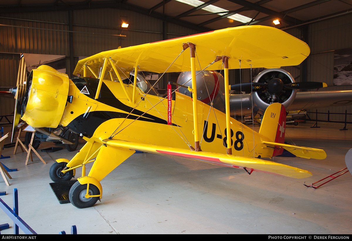 Aircraft Photo of G-CMCX | Bücker Bü 133C Jungmeister | Switzerland - Air Force | AirHistory.net #683507