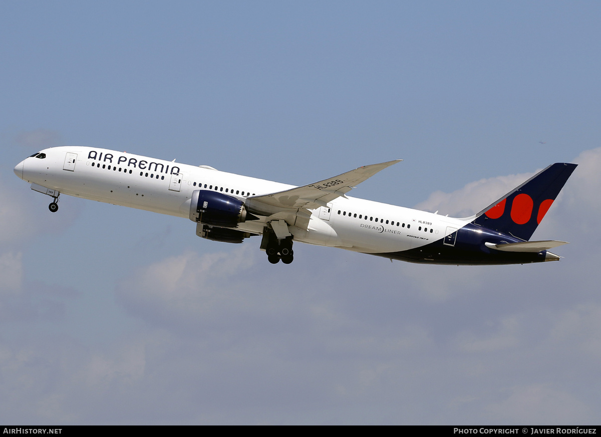 Aircraft Photo of HL8389 | Boeing 787-9 Dreamliner | Air Premia | AirHistory.net #683516