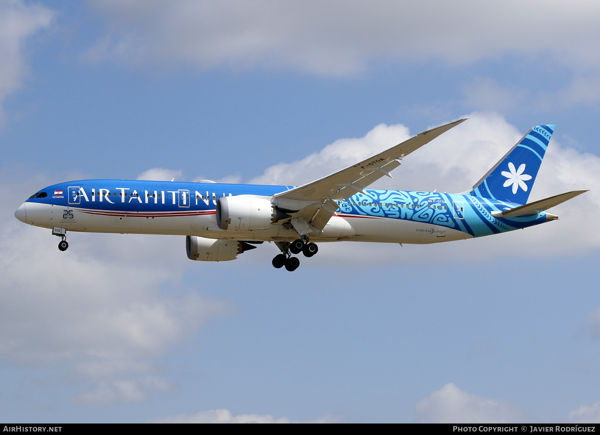 Aircraft Photo of F-OTOA | Boeing 787-9 Dreamliner | Air Tahiti Nui | AirHistory.net #683555