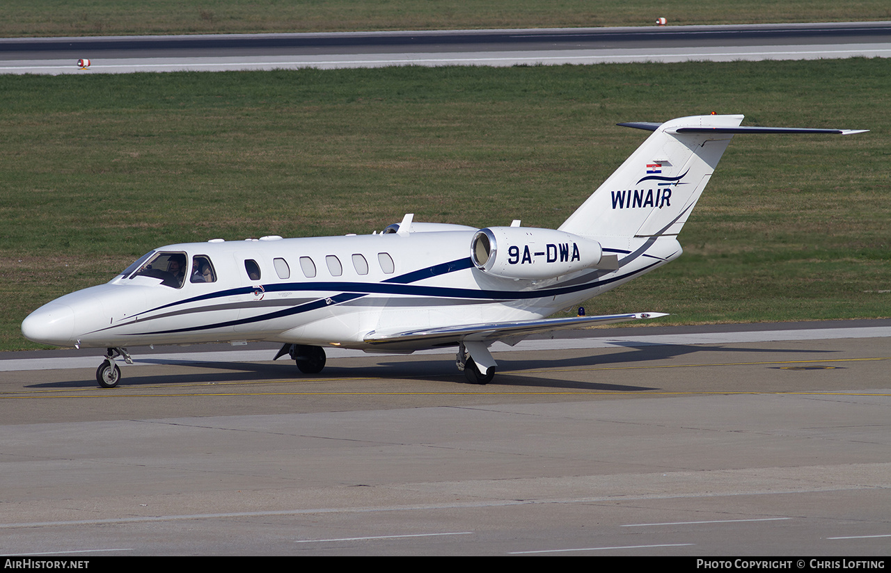 Aircraft Photo of 9A-DWA | Cessna 525A CitationJet CJ2+ | WinAir | AirHistory.net #683570