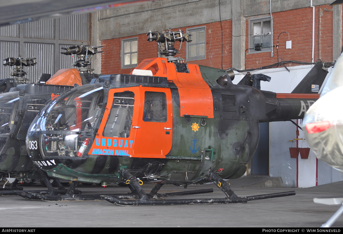 Aircraft Photo of 063 | MBB BO-105P1 | Uruguay - Navy | AirHistory.net #683597