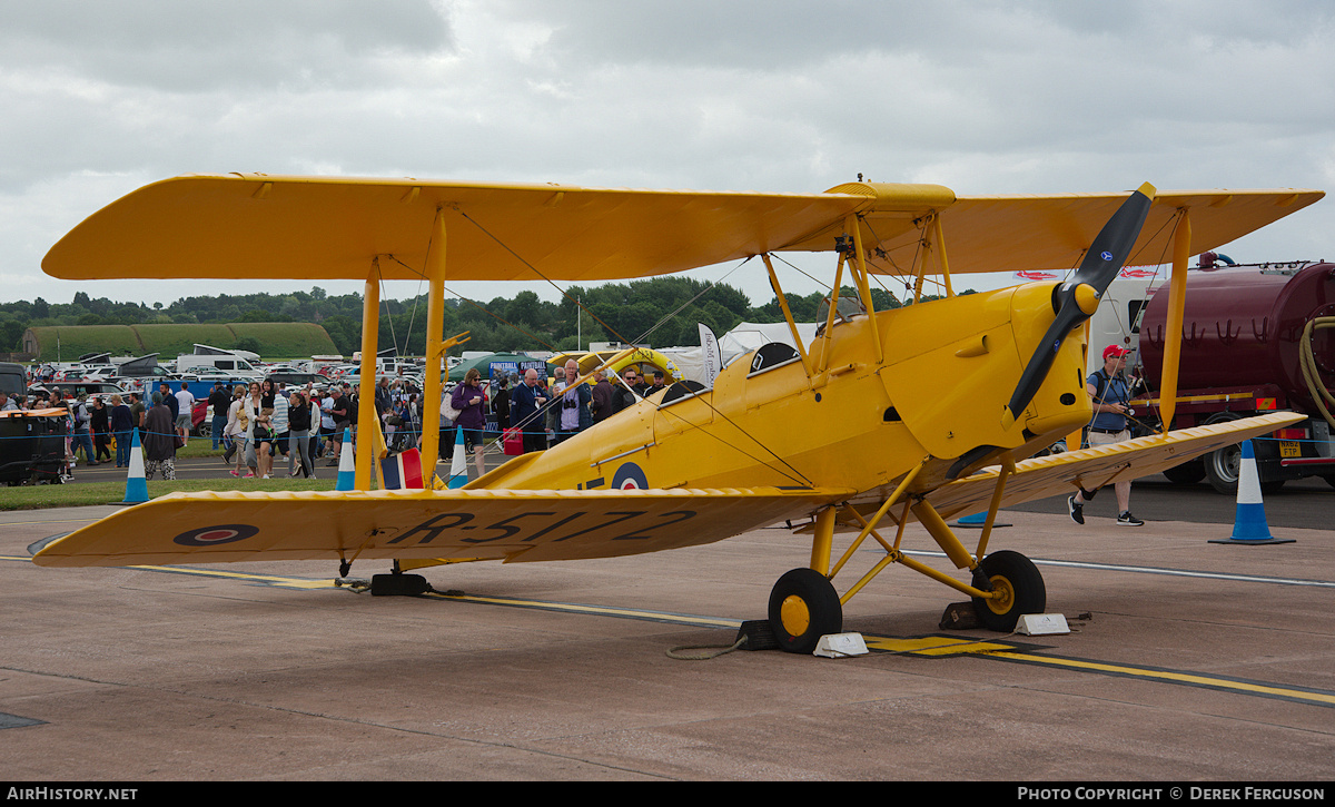 Aircraft Photo of G-AOIS / R-5172 | De Havilland D.H. 82A Tiger Moth II | UK - Air Force | AirHistory.net #683601