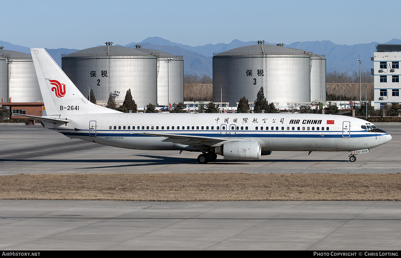Aircraft Photo of B-2641 | Boeing 737-89L | Air China | AirHistory.net #683609
