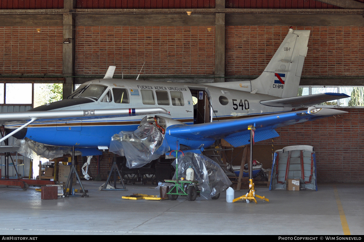 Aircraft Photo of 540 / CX-BPB | Beech U-8F Seminole (65) | Uruguay - Air Force | AirHistory.net #683617