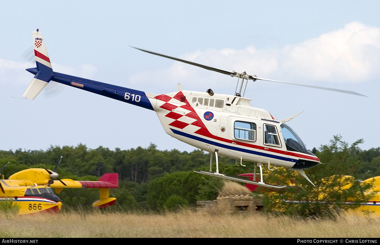 Aircraft Photo of 610 | Bell 206B-3 JetRanger III | Croatia - Air Force | AirHistory.net #683620
