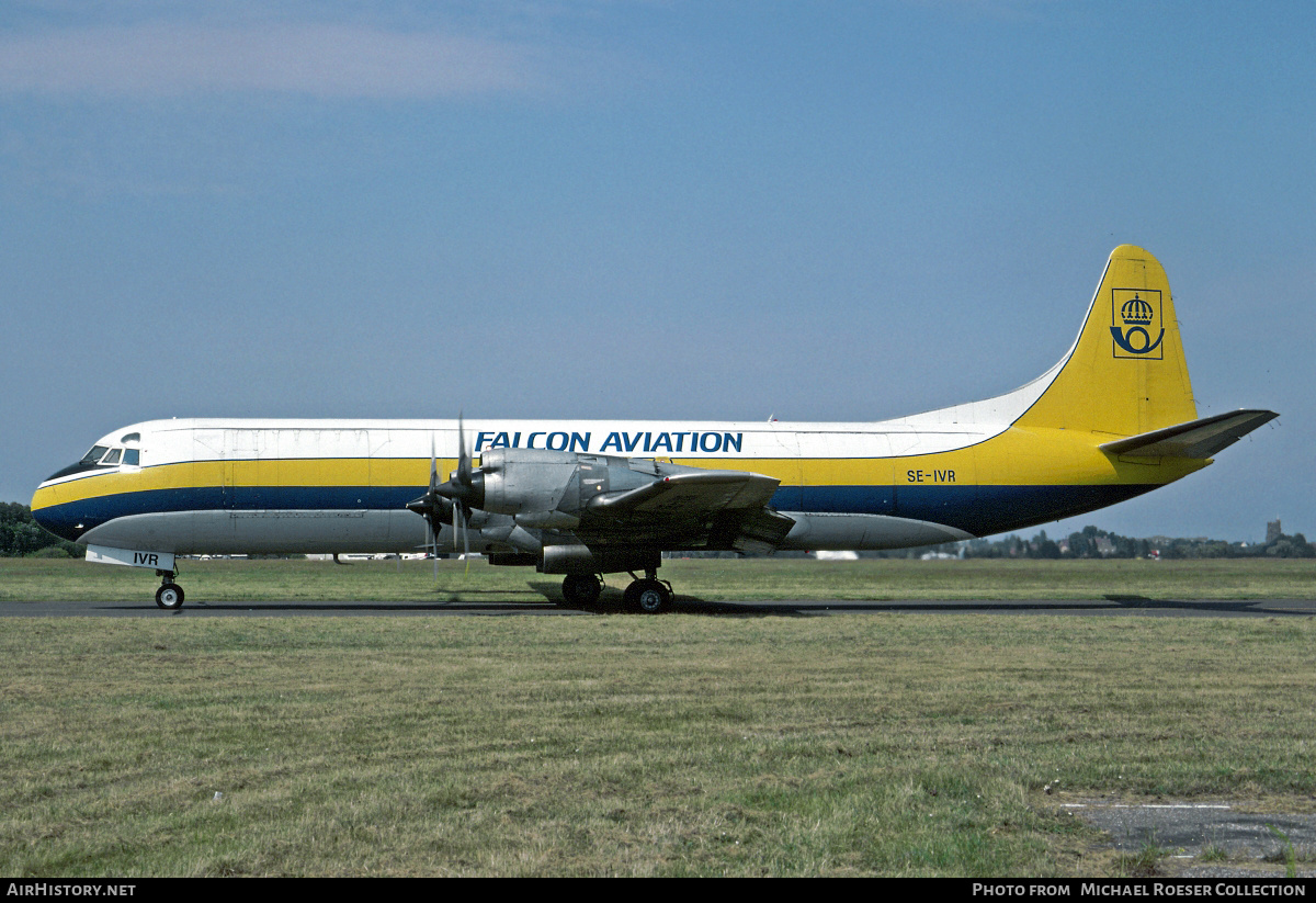 Aircraft Photo of SE-IVR | Lockheed L-188C(F) Electra | Falcon Aviation | AirHistory.net #683680
