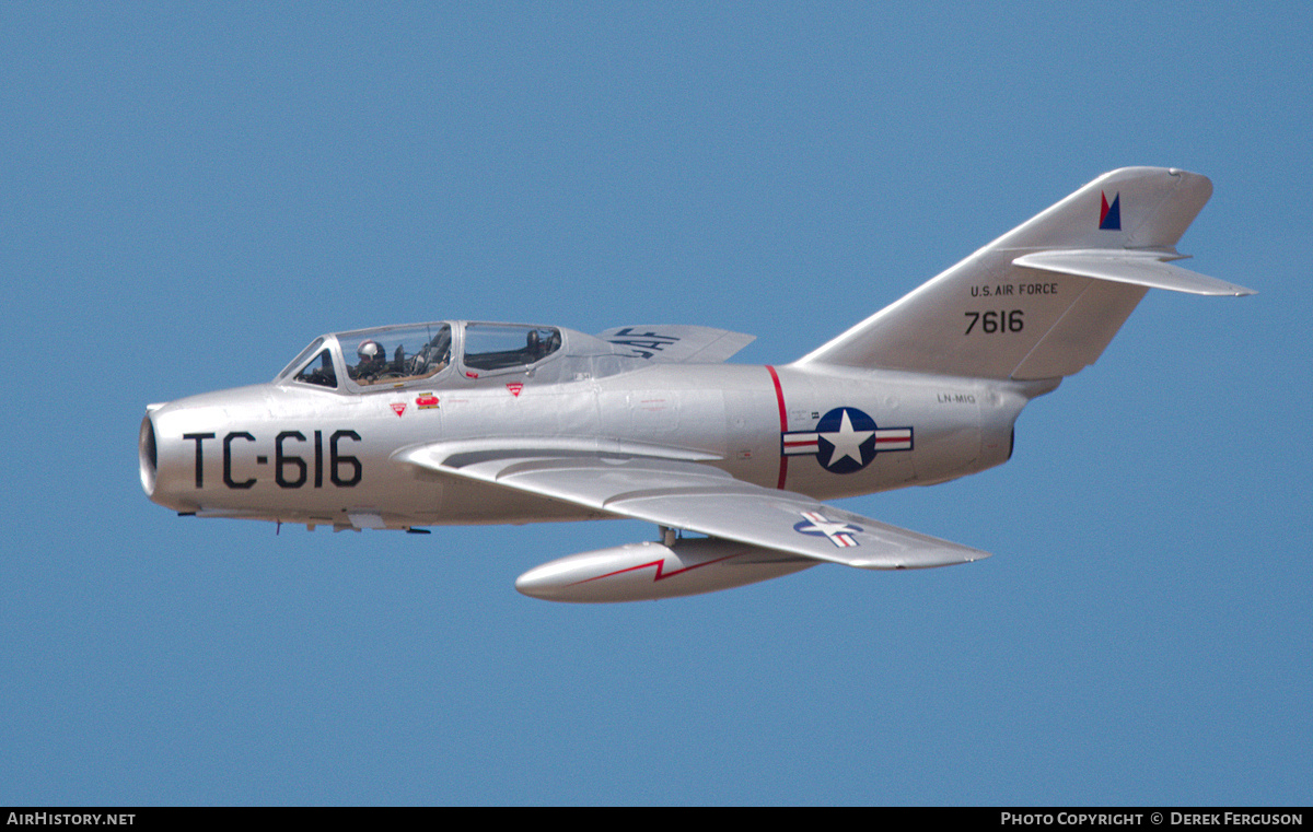 Aircraft Photo of LN-MIG | PZL-Mielec Lim-2 (MiG-15) | USA - Air Force | AirHistory.net #683687
